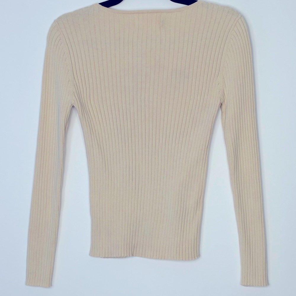 ROLLA'S Natural Ribbed Sweater Size 8/S #0028 - Picture 7 of 14